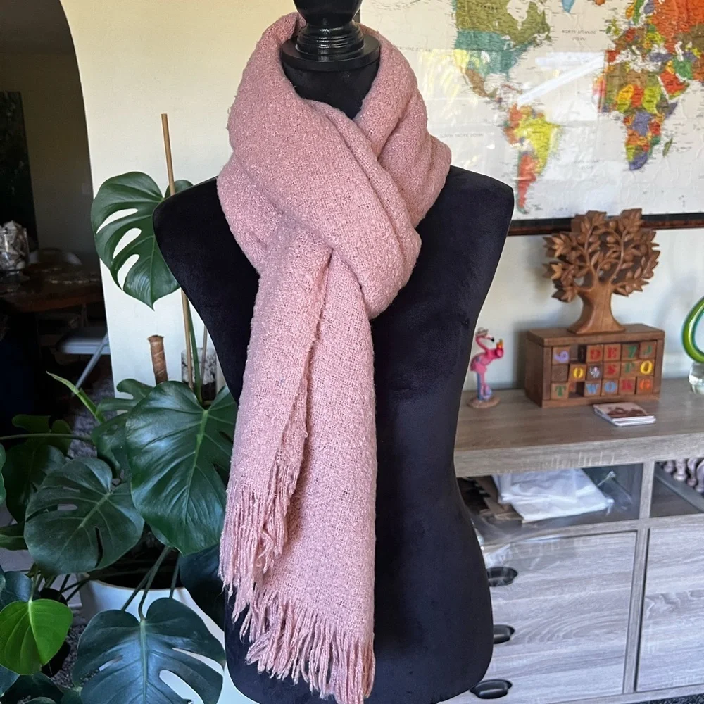 Pull&Bear Pink Scarf
